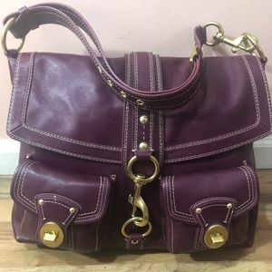Coach F14043 Legacy Brooklyn Berry Messenger bag